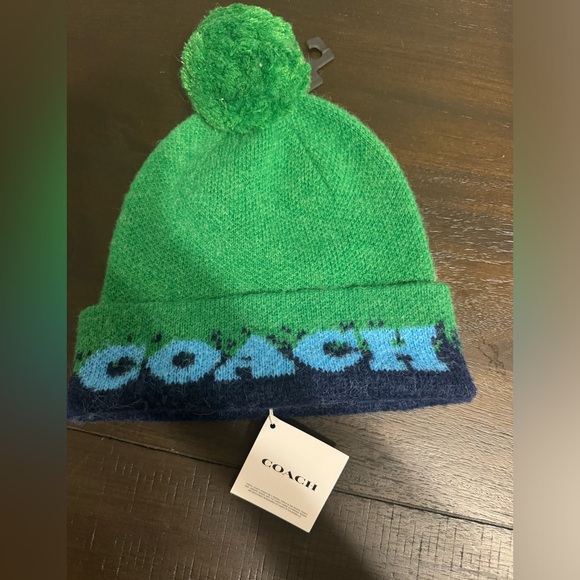 NWT Coach Ombre Print Beanie Retail $95 - Picture 1 of 4